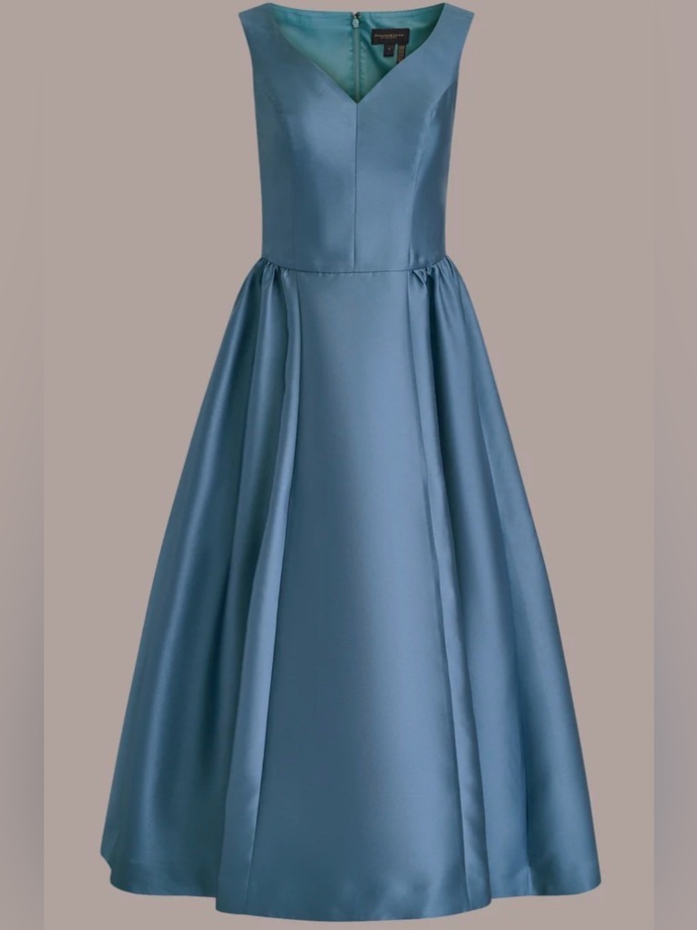 Donna Karan New York Mikado Midi Gown